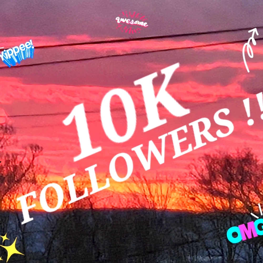 10K Followers Celebration Graphic